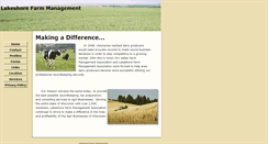 Desktop Screenshot of lakeshorefarmmanagement.com